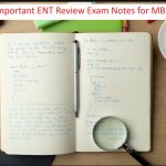 Important ENT Review Exam Notes for MBBS